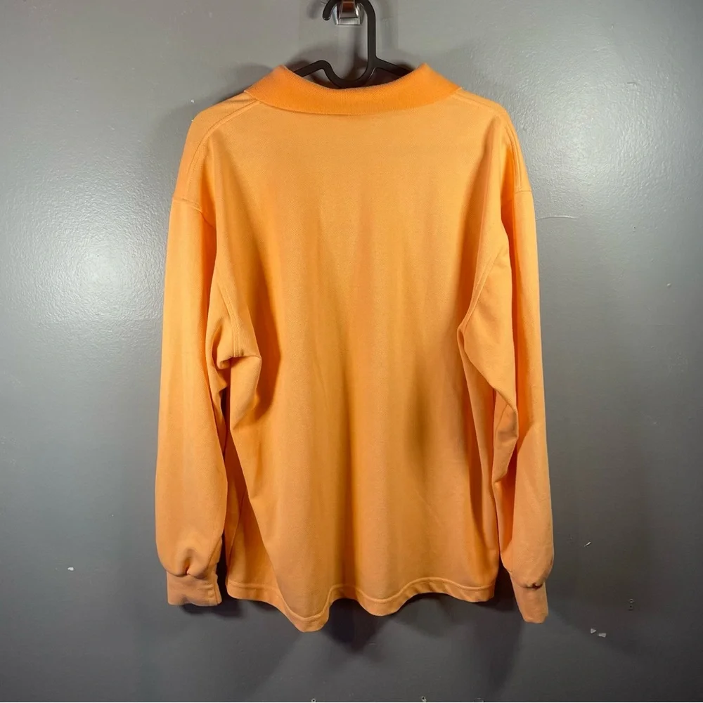 Lacoste Long Sleeve Polo Shirt Orange‎ XL - Picture 7 of 7